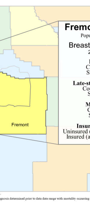 Fremont County breast data graphic &ndash; 2024