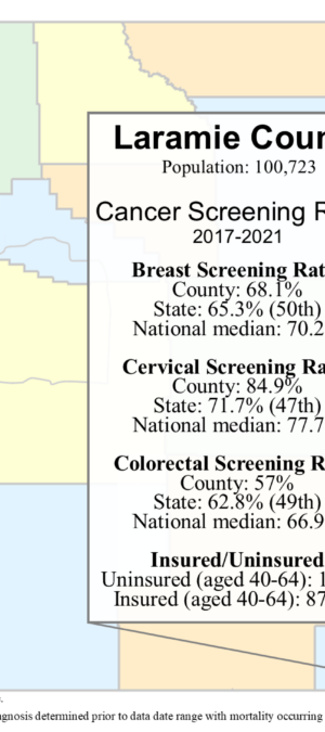 Laramie County screening rates data graphic- 2024