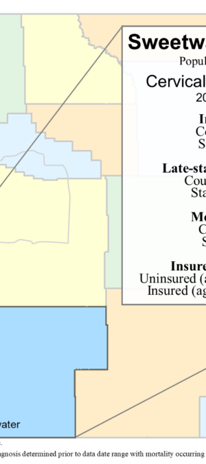 Sweetwater County cervical data graphic- 2024