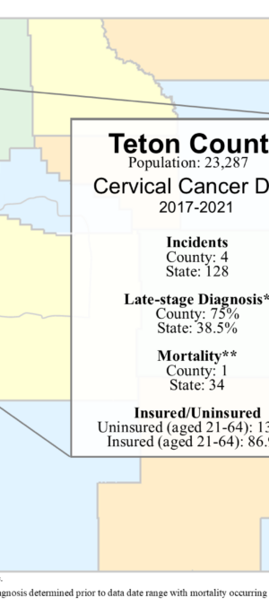 Teton County cervical data graphic- 2024