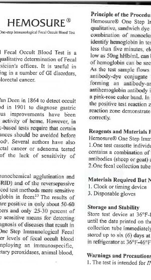 Hemosure Instructions 1