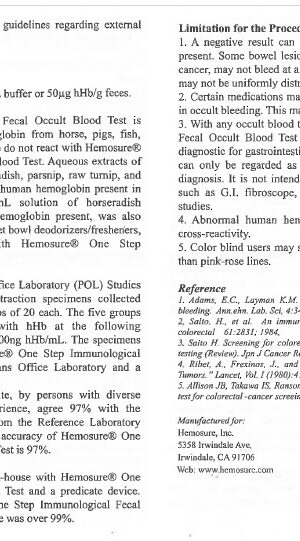Hemosure Instructions 3