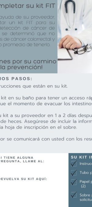 Spanish Fit Kit Patient Hand out