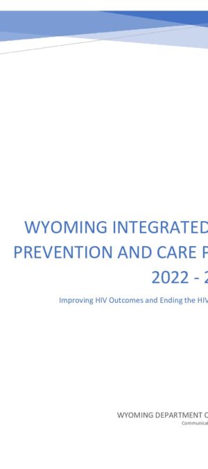 Wyoming Integrated HIV Plan CY2022-2026.Final