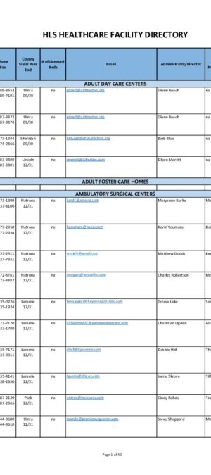 Copy of 2024-2025 Facility Directory