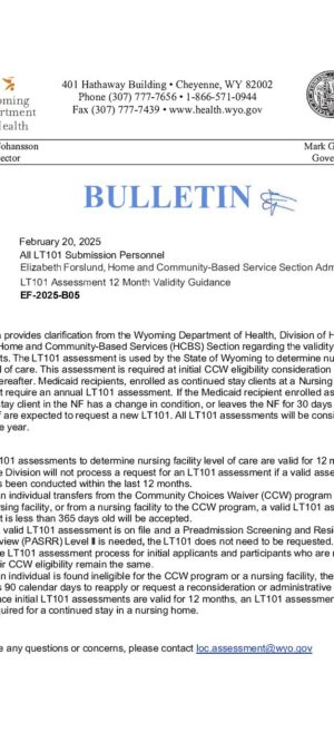 Bulletin EF-2025-B05 LT101