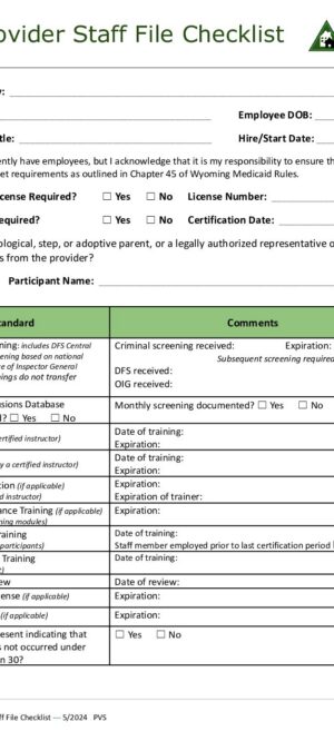 CERT11-Provider-Staff-FileChecklist