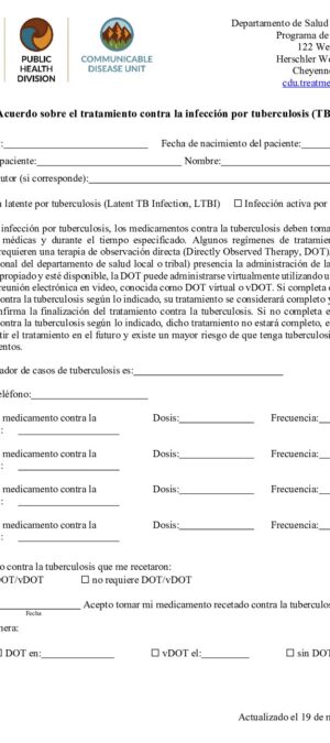 FINAL 2025 combined LTBI & Active TB treatment Agreement SPANISH