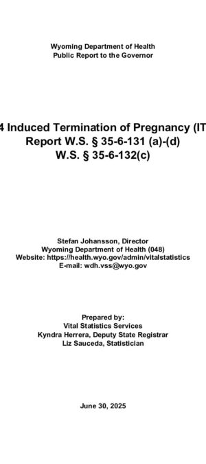 2024 Induced Termination of Pregnancy Report – WDH