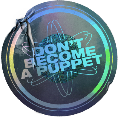 Puppet Sticker