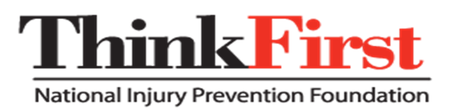 ThinkFirst Logo Logo that says ThinkFirst, National Injury Prevention Foundation