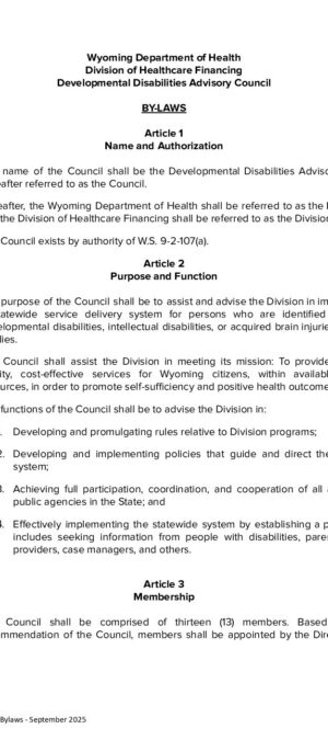 DDAC Bylaws – 09.2025