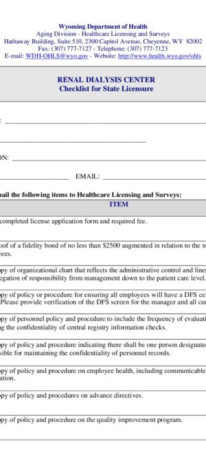 New ESRD Checklist 08 14 25