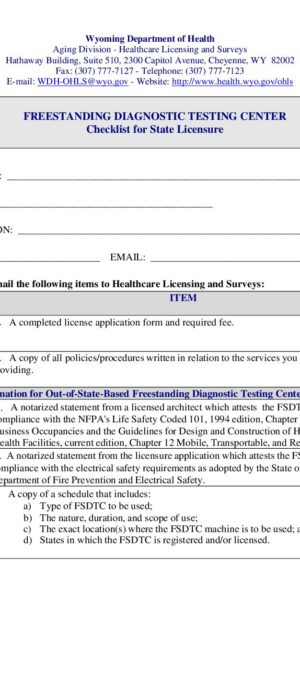 New FSDTC Checklist 08 14 25