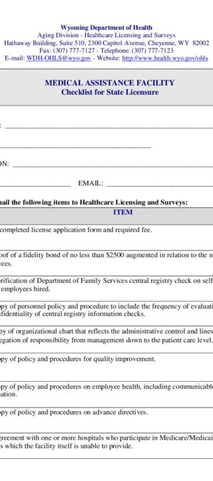 New MAF Checklist 08 14 25