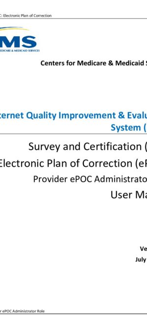 S and C User Manual – Provider ePOC Admin Role v1.2 07.14.2025