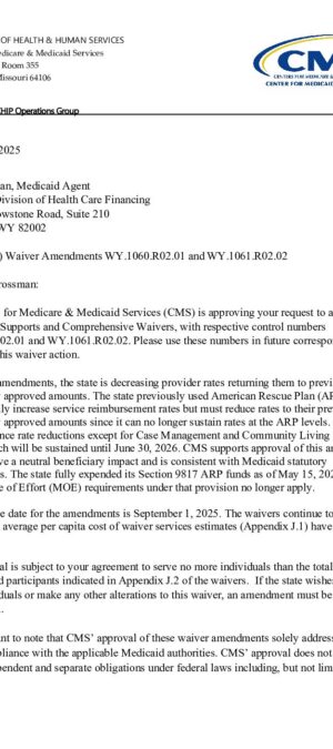 WY.1060.R02.01 and 1061.R02.02 and amendments approval letter 8-22-2025 signed