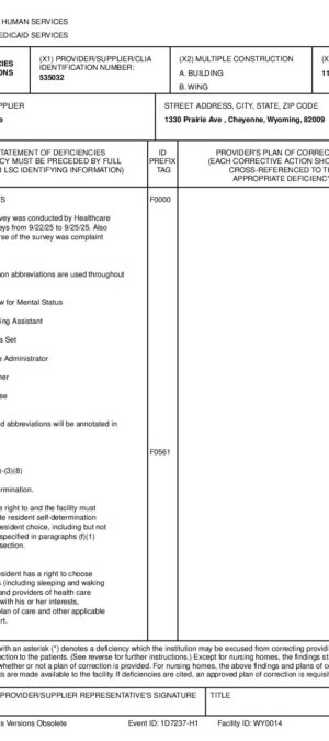 Life Care of Cheyenne Fed