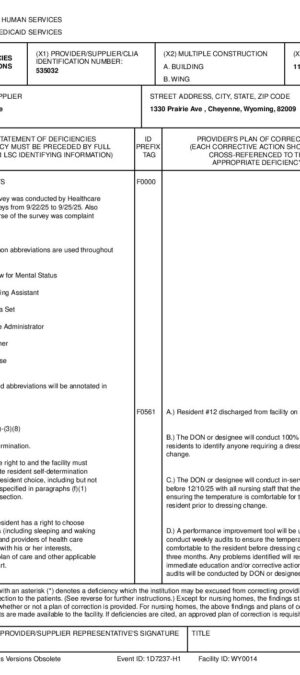 Life care of cheyenne health