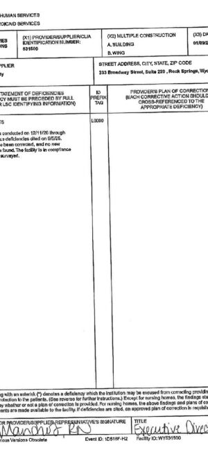 Hospice of sweetwater 1 9 25