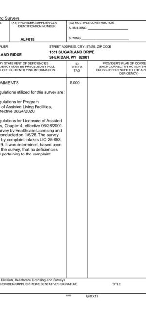 Sugarland ridge 1 6 26