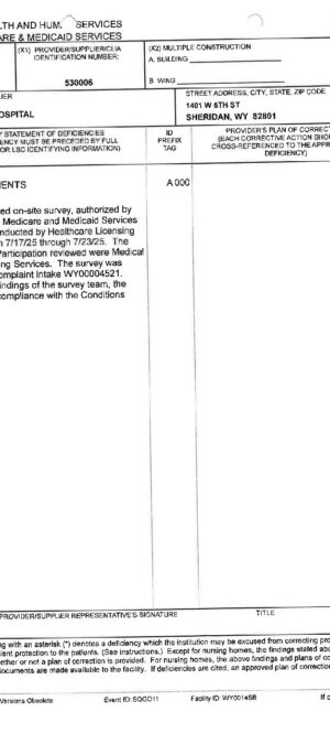 Sheridan Mem Hosp 7 23 25