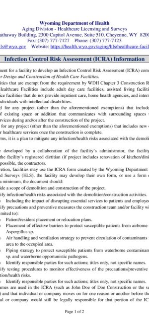 114-Ins-Infection Control Risk Assessment