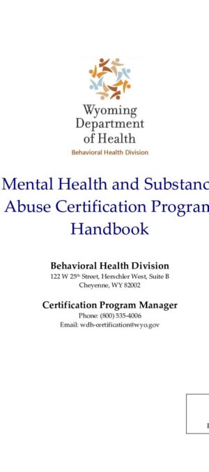 MHSA Certification Handbook