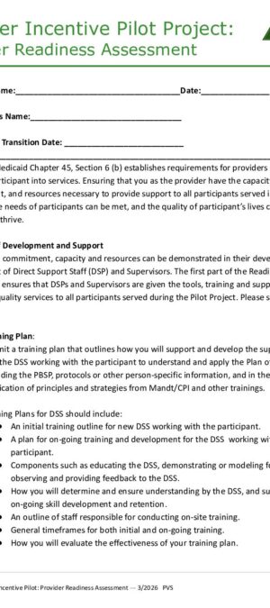 Provider READINESS ASSESSMENT_ Provider Incentive Pilot.2026.03