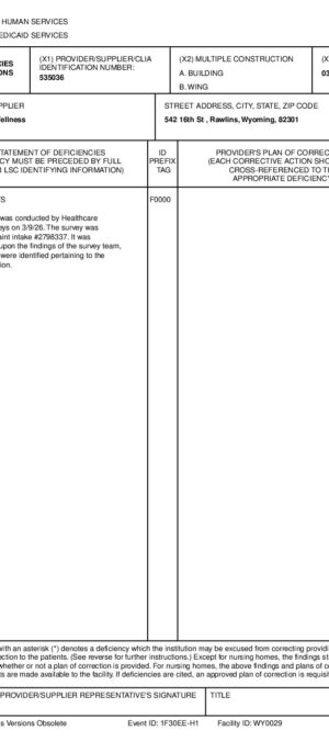 Rawlins Rehab 3 9 26