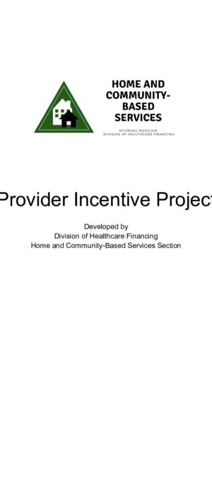 Summary- Provider Incentive Pilot Project.2026.03.docx