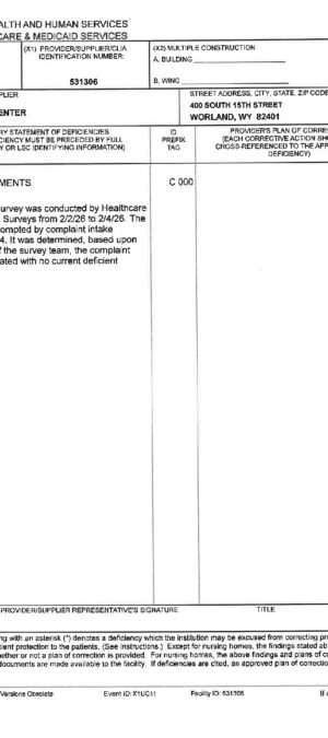 Washakie Medical Center 02 04 26