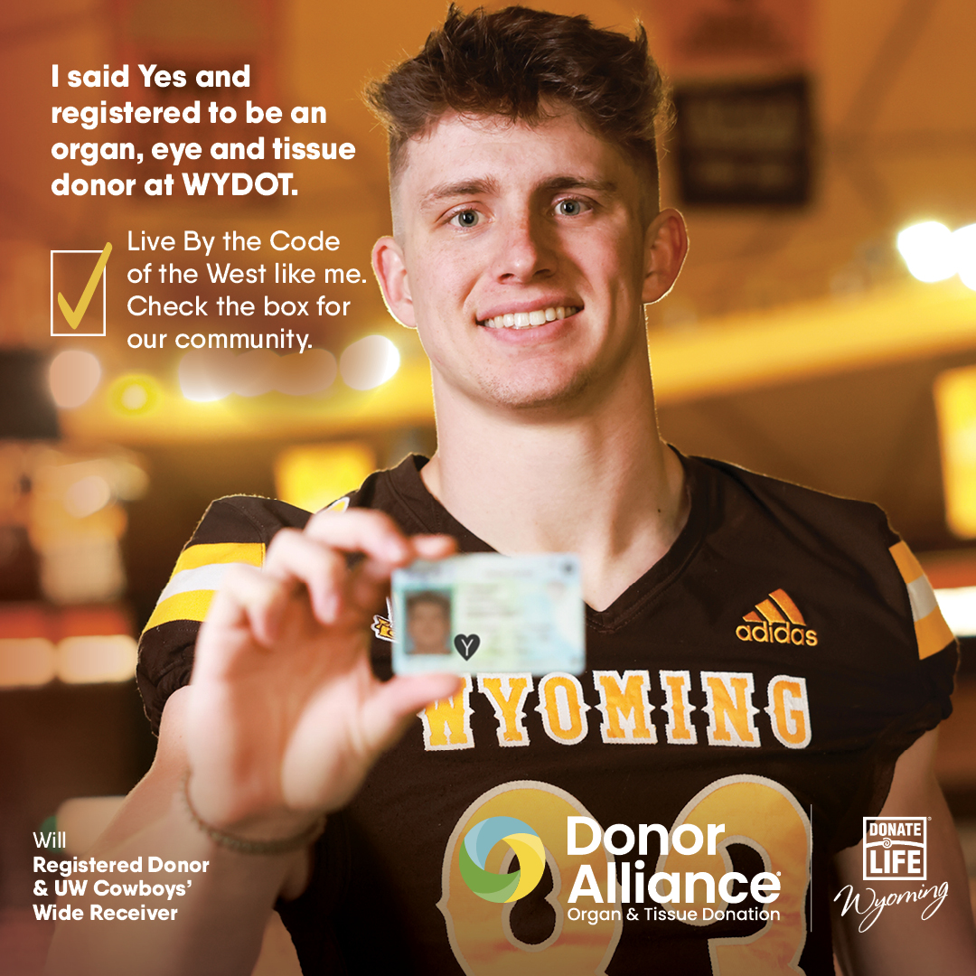 Donate life Wyoming, answers an organ & tissue donation question