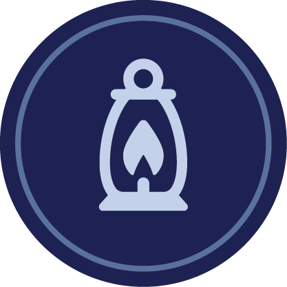 An icon of a lantern