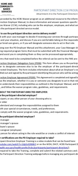 ATTACHMENT A &ndash; CCW PD PROGRAM GUIDENCE 07-2026(A)