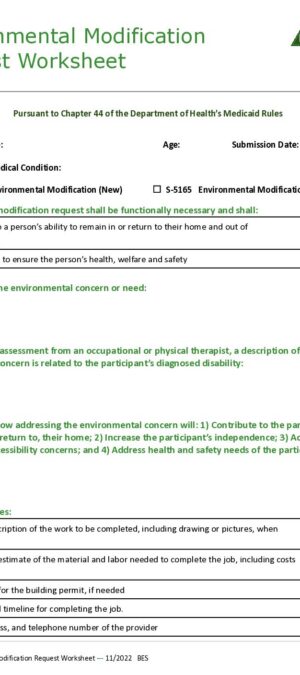 CM27-Enviornmental Modification Request Worksheet (A)