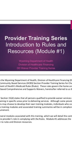 Provider-Training-Series-Module-1-Introduction-to-Rules-and-Resources