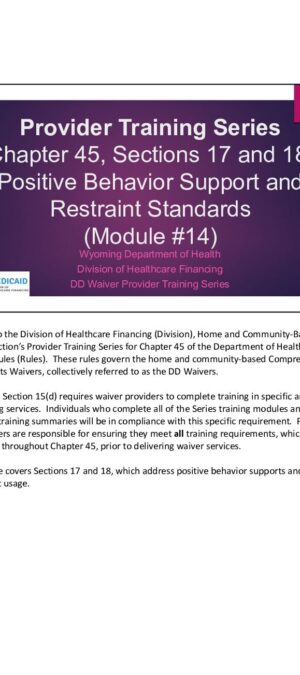 Provider-Training-Series-Module-14-Sections-17-and-18-PBS-and-Restraint-Standards-Slides-and-Notes