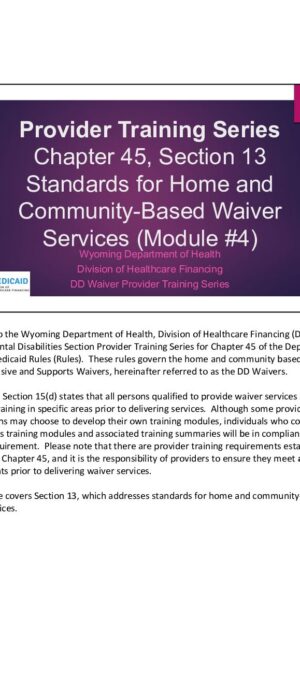 Provider-Training-Series-Module-4