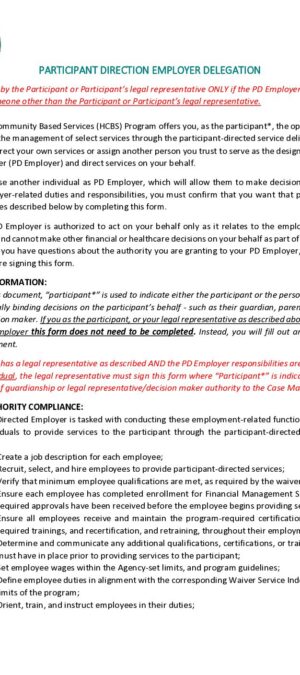 PD06 PD EMPLOYER DELEGATION FORM- revised 07-2026