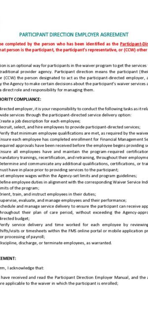 PD09 PD EMPLOYER AGREEMENT &ndash; revised 7-2026