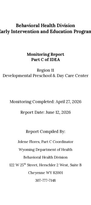 R11 Monitoring Report