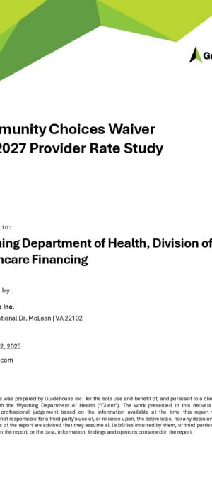 WY WDH Rate Study Report &ndash; 2025 CCW Rate Review FINAL (A)