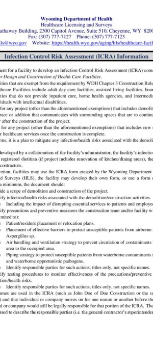 114-Ins-Infection Control Risk Assessment