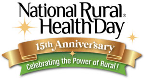 National Rural Health Day Logo. Celebrating 15 years